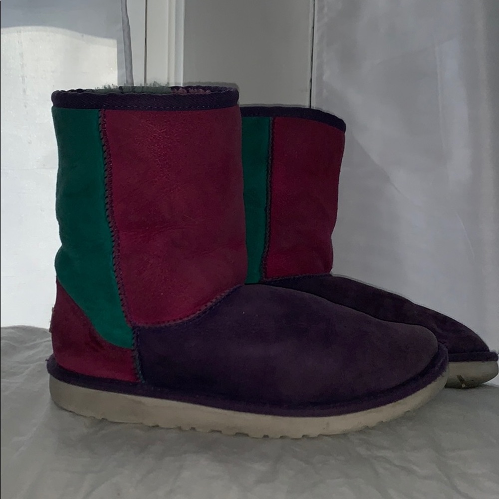 Multicolored uggs